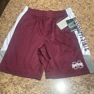 NWT COLOSSEUM MISSISSIPPI STATE GYM SHORTS MEDIUM